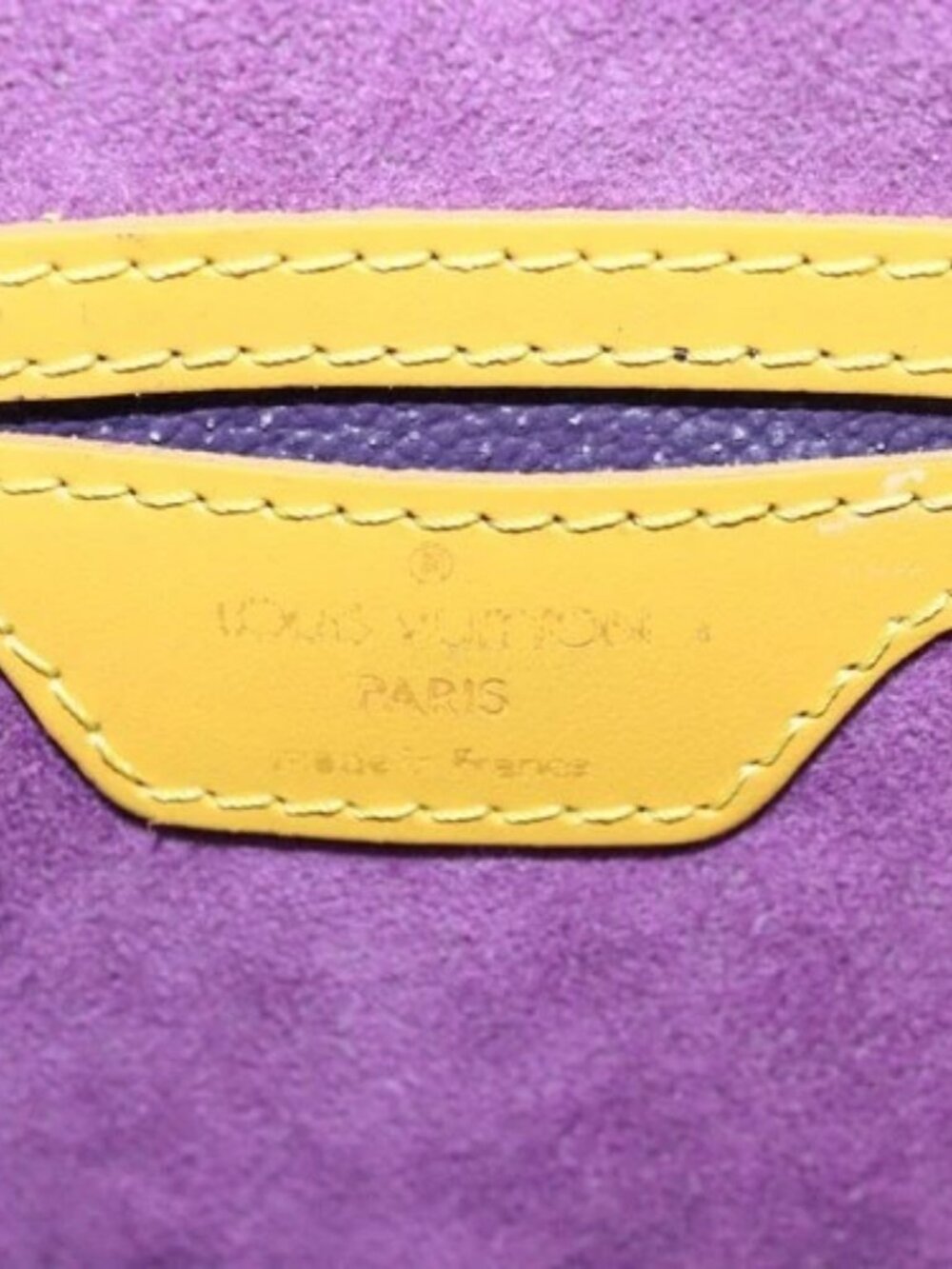 LOUIS VUITTON Epi Mabillon Backpack Yellow M52239 LV Auth 82929A - Picture 13 of 16